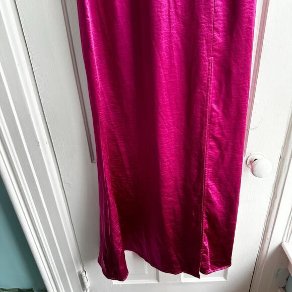 Adelyn Rae Tasha Gown Dress Deep Fuchsia NWT - Picture 5 of 10